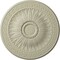 Ekena Millwork Randee Ceiling Medallion (Fits Canopies up to 3 7/8"), Hand-Painted Clear Yellow, 20"OD x 1 3/8"P CM20HACYF - alternate 1